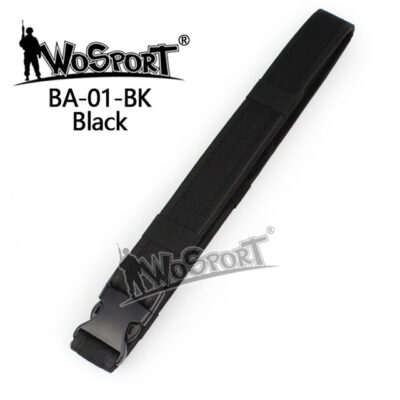 BA01 ordinary  Buckle Belt - BLACK