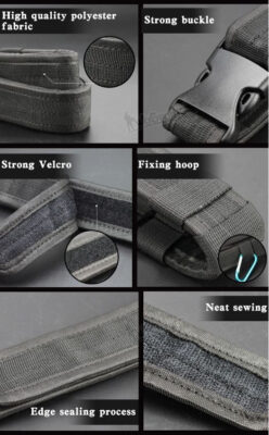 WST BA02 50mm BDU Duty Belt – Black - obrazek 2