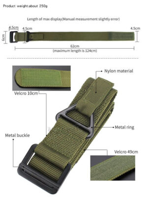 WST BA05 Duty RESCUE BELT – Black - obrazek 3