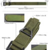 Rappelling service belt - olive OD-A-WOSP28-OD asgbox.pl