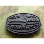 3D PVC COMBAT ACTION Patch - Black - obrazek 2