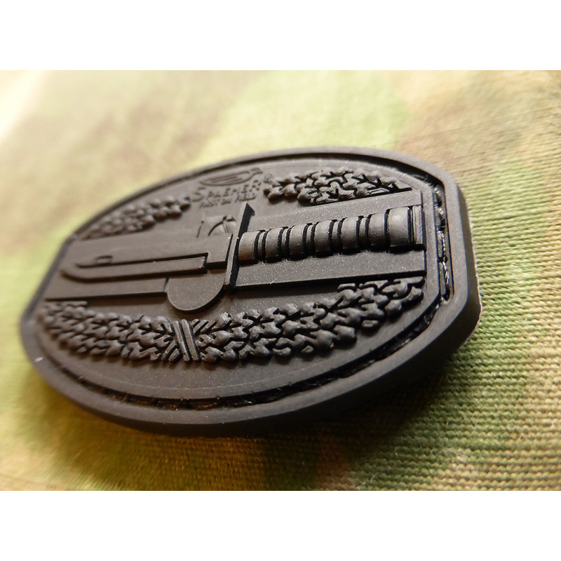 3D PVC COMBAT ACTION Patch - Black OD-A-P3DP053 asgbox.pl 3D PVC COMBAT ACTION Patch - Black - obrazek 4