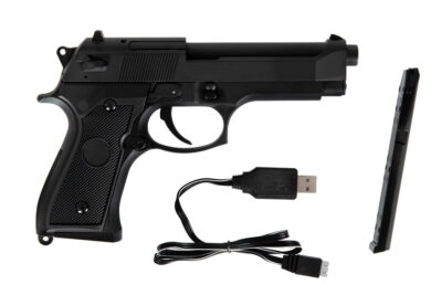 M9 AEP CM126S electric pistol - MOSFET, BLACK - obrazek 2
