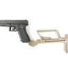 Tactical EDC GLR 440 Support retractable Buttstock glock stock - TAN OD-A-BG004-TAN asgbox.pl