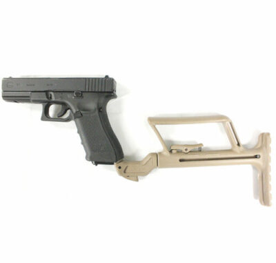 Tactical EDC GLR 440 Support retractable Buttstock glock stock - TAN - obrazek 3