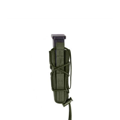Alternative view of WAS Single Quick Mag Pouch for 9 mm Pistol Magazine - Green