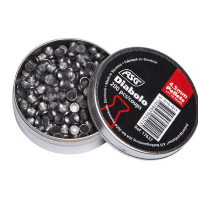 ASG Lead Airgun Pellet DIABOLO 4.5mm, 200 Pieces - Grey
