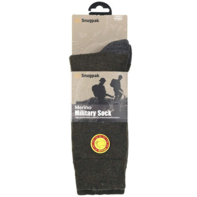 Alternative view of Merino Military Sock- OD