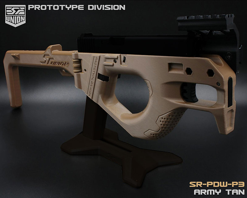 SRU - Airsoft PDW P3 Conversion for Marui Glock - TAN OD-A-SR-P3-TM-TAN asgbox.pl SRU - Airsoft PDW P3 Conversion for Marui Glock - TAN - obrazek 2