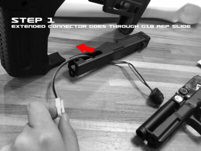 Battery extended connector for PDW-K kit - obrazek 4
