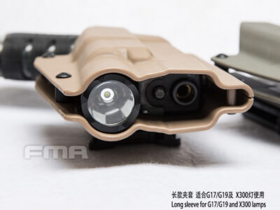 FMA Kydex Holster (with Flashlight X300), Right Hand - MC - obrazek 4