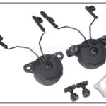 FMA EXFIL Helmet Mount for Peltor Comtac Headset - Black