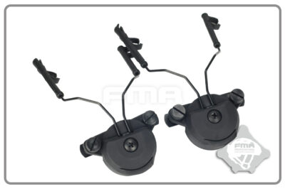 FMA EXFIL Helmet Mount for Peltor Comtac Headset - Black - obrazek 2