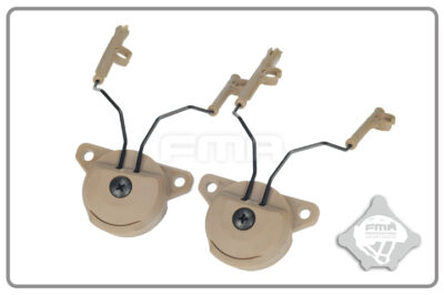 FMA EXFIL Helmet Mount for Peltor Comtac Headset - Tan - obrazek 3