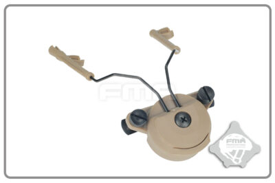 FMA EXFIL Helmet Mount for Peltor Comtac Headset - Tan - obrazek 4