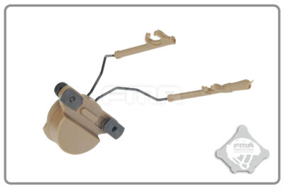 FMA EXFIL Helmet Mount for Peltor Comtac Headset - Tan - obrazek 5