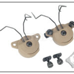 FMA EXFIL Helmet Mount for MSA Sordin Headset - Tan