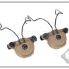 FMA EXFIL Helmet Mount for MSA Sordin Headset - Tan OD-A-TB998-DE asgbox.pl