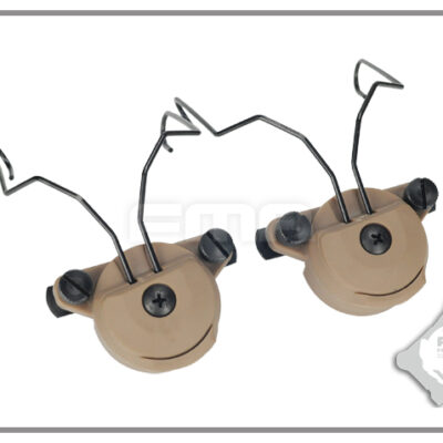 Alternative view of FMA EXFIL Helmet Mount for MSA Sordin Headset - Tan