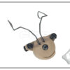 FMA EXFIL Helmet Mount for MSA Sordin Headset - Tan OD-A-TB998-DE asgbox.pl