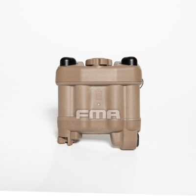 Alternative view of FMA PVS-31 Functional NVG Battery Case with IR Beacon - Tan
