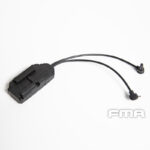 FMA Dual Switch PEQ, Laser Plug and 2.5 mm Connectors without Logo - Black - obrazek 2