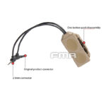 FMA Dual Switch PEQ, Laser Plug and 2.5 mm Connectors without Logo - Black - obrazek 5