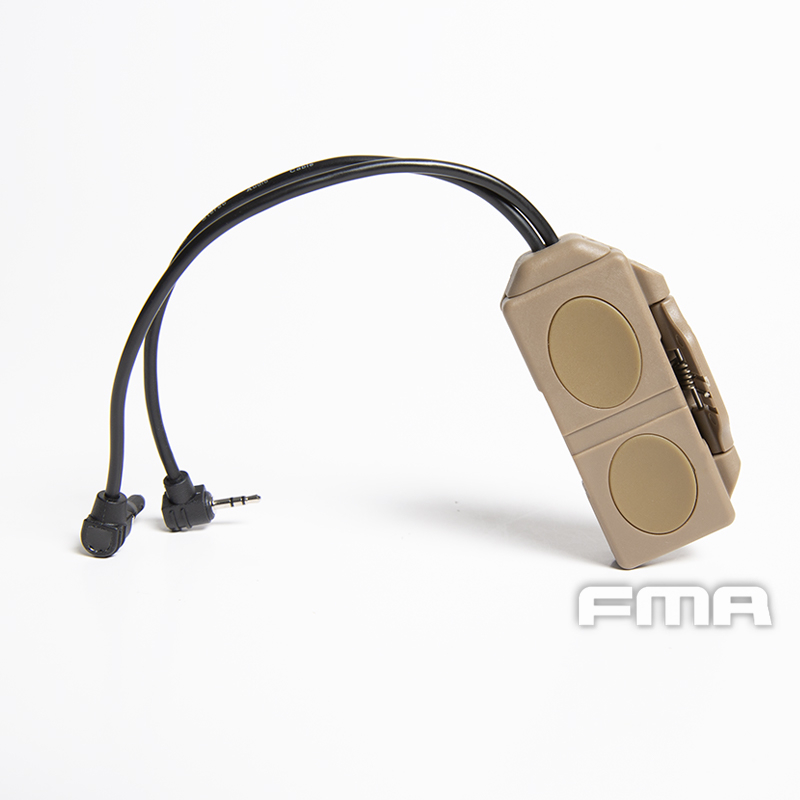 FMA Dual Switch PEQ, Laser Plug and 2.5 mm Connectors without Logo - Tan OD-A-TB1406-DE-B asgbox.pl FMA Dual Switch PEQ, Laser Plug and 2.5 mm Connectors without Logo - Tan