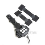 FMA Agility Bridge Helmet Cover for NVG Battery Box - Black