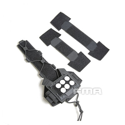 FMA Agility Bridge Helmet Cover for NVG Battery Box - Black