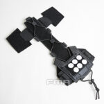 FMA Agility Bridge Helmet Cover for NVG Battery Box - Black - obrazek 3