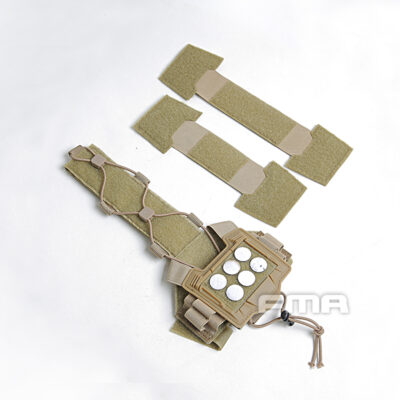 FMA Agility Bridge Helmet Cover for NVG Battery Box - Tan