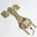 FMA Agility Bridge Helmet Cover for NVG Battery Box - Tan - obrazek 3