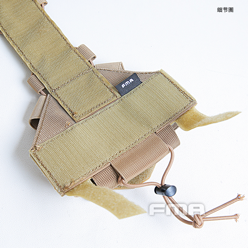 FMA Agility Bridge Helmet Cover for NVG Battery Box - Tan OD-A-TB1368-DE asgbox.pl FMA Agility Bridge Helmet Cover for NVG Battery Box - Tan - obrazek 5