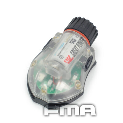 Alternative view of FMA MANTA Strobe IFF Beacon, IR / Red - Black