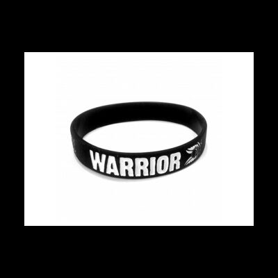 WAS Silicone Wrist Band WARRIOR - Black