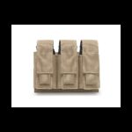 WAS Triple 40mm MOLLE Grenade Pouch - Coyote