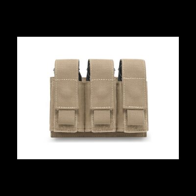 WAS Triple 40mm MOLLE Grenade Pouch - Coyote