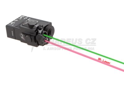 DBAL Mini Laser Module (Green/IR laser  plus  strobo) - BK - obrazek 2