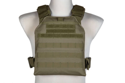 Recon Plate Carrier Tactical Vest - Olive Green - obrazek 2