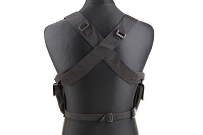 Chest Rig type tactical vest - Black - obrazek 2