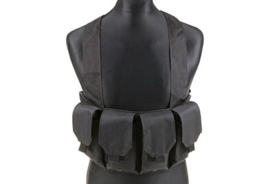 Chest Rig type tactical vest - Black - obrazek 4