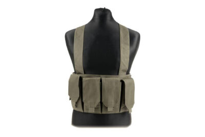 Chest Rig type tactical vest - Olive Green - obrazek 2