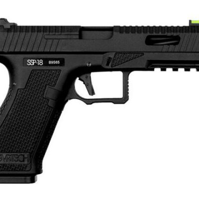 Alternative view of Novritsch SSP18 GBB Gas Pistol - Black / Green