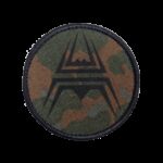 ANAREUS VELCRO SPIDER Round Patch - Flecktarn
