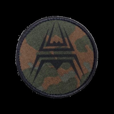 ANAREUS VELCRO SPIDER Round Patch - Flecktarn