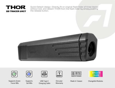 AceTech Kriss Vector THOR (BIFROST) QD Tracer Suppressor - Black - obrazek 4