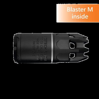 Alternative view of AceTech RAIDER Tracer Suppressor with Muzzle Flame (BLASTER M) - Black