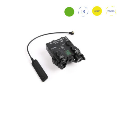 Alternative view of DBAL-A2 Illuminator / Laser Module Green  plus  IR Aluminium - BK
