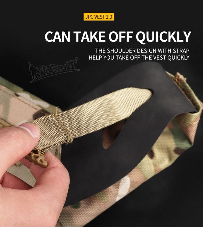 JPC Tactical Vest 2.0 - Grey WOSP61-GR asgbox.pl JPC Tactical Vest 2.0 - Grey - obrazek 3